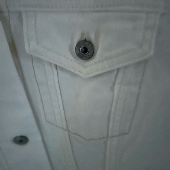 GAP WHITE DENIM JACKET - Picture 4 of 9